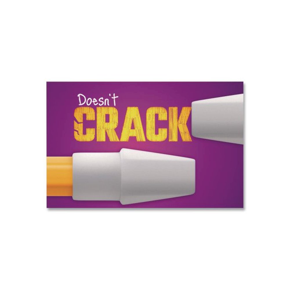 Hi-Polymer Cap Eraser, For Pencil Marks, White, 50/Pack. Picture 3
