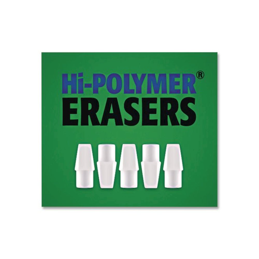 Hi-Polymer Cap Eraser, For Pencil Marks, White, 50/Pack. Picture 4