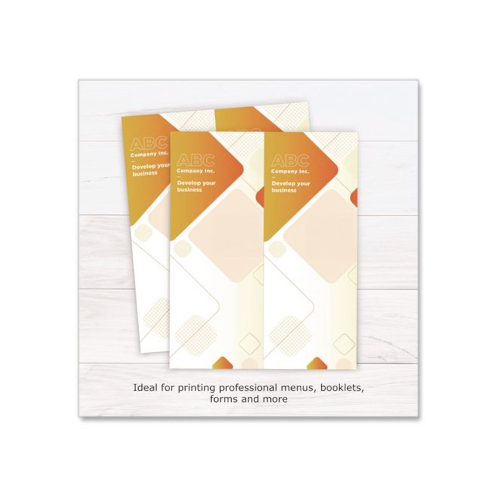 Perforated Paper, 92 Bright, Perforated 4.25" from Left, 8.5 x 11, White, 500 Sheets/Ream, 5 Reams/Carton. Picture 4