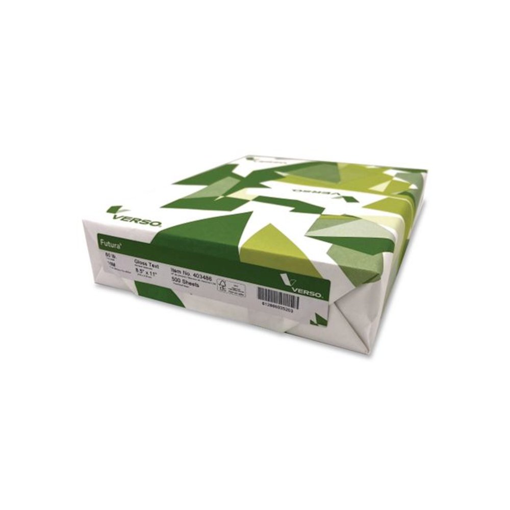 Premium Futura New Page Digital Cover Paper, 96 Bright, 80 lb Bond Weight, 8.5 x 11, White, 1,500/Carton. Picture 4