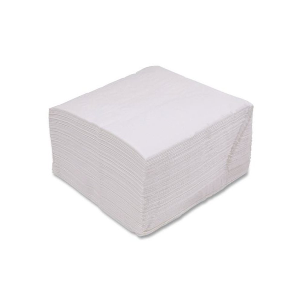 Linen-Feel Flat Napkins, 1-Ply, 16 x 16, White, 1,000/Carton. Picture 5