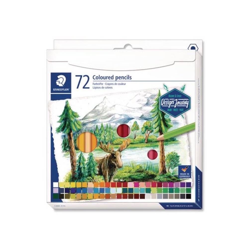 Colored Pencils, 4 mm, Assorted Lead and Barrel Colors, 72/Set. Picture 1