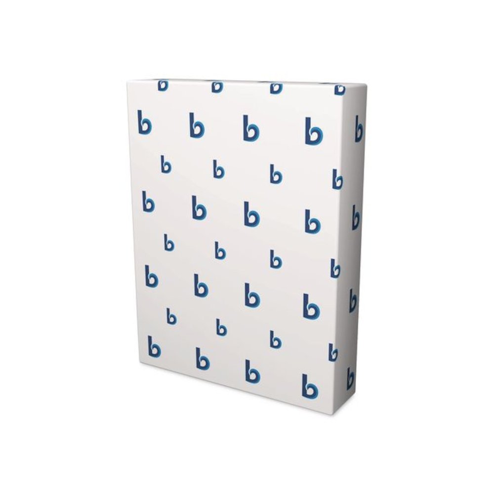 30% Recycled Copy Paper, 92 Bright, 20 lb Bond Weight, 8.5 x 11, White, 500 Sheets/Ream, 10 Reams/Carton. Picture 4
