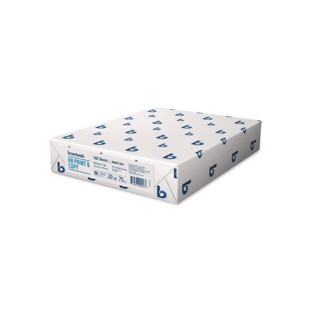 High-Bright Multipurpose Paper, 96 Bright, 20 lb Bond Weight, 8.5 x 11, White, 500 Sheets/Ream, 10 Reams/Carton. Picture 3