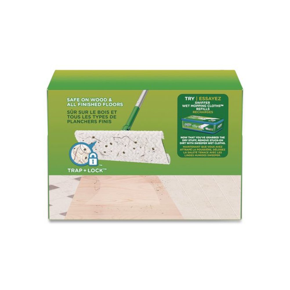 Dry Refill Cloths, 1-Ply, 10.4" x 8", White, 52/Pack. Picture 2