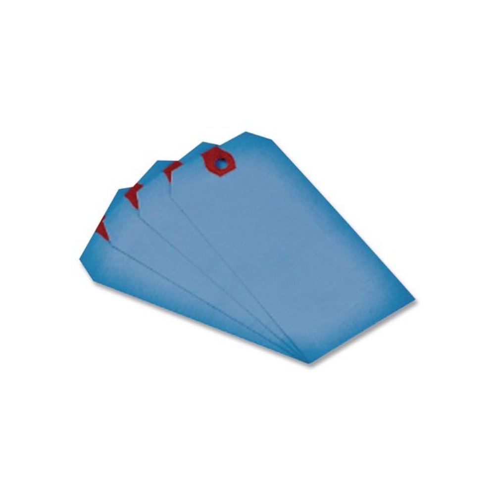 Unstrung Shipping Tags, 11.5 pt Stock, 4.75 x 2.38, Blue, 1,000/Box. Picture 4