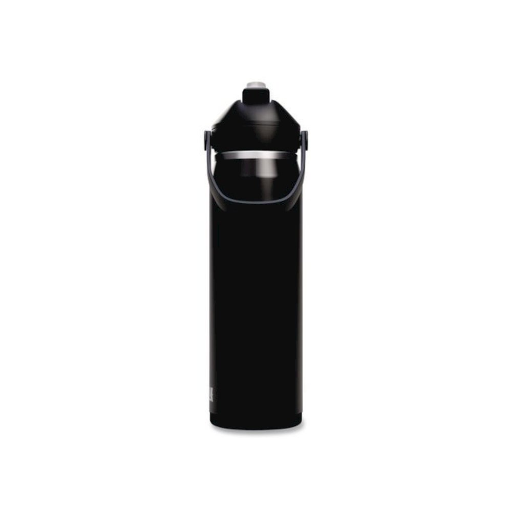 Thrive FlipStraw Stainless Steel Vacuum Insulated Water Bottle, 32 oz, Navy. Picture 3