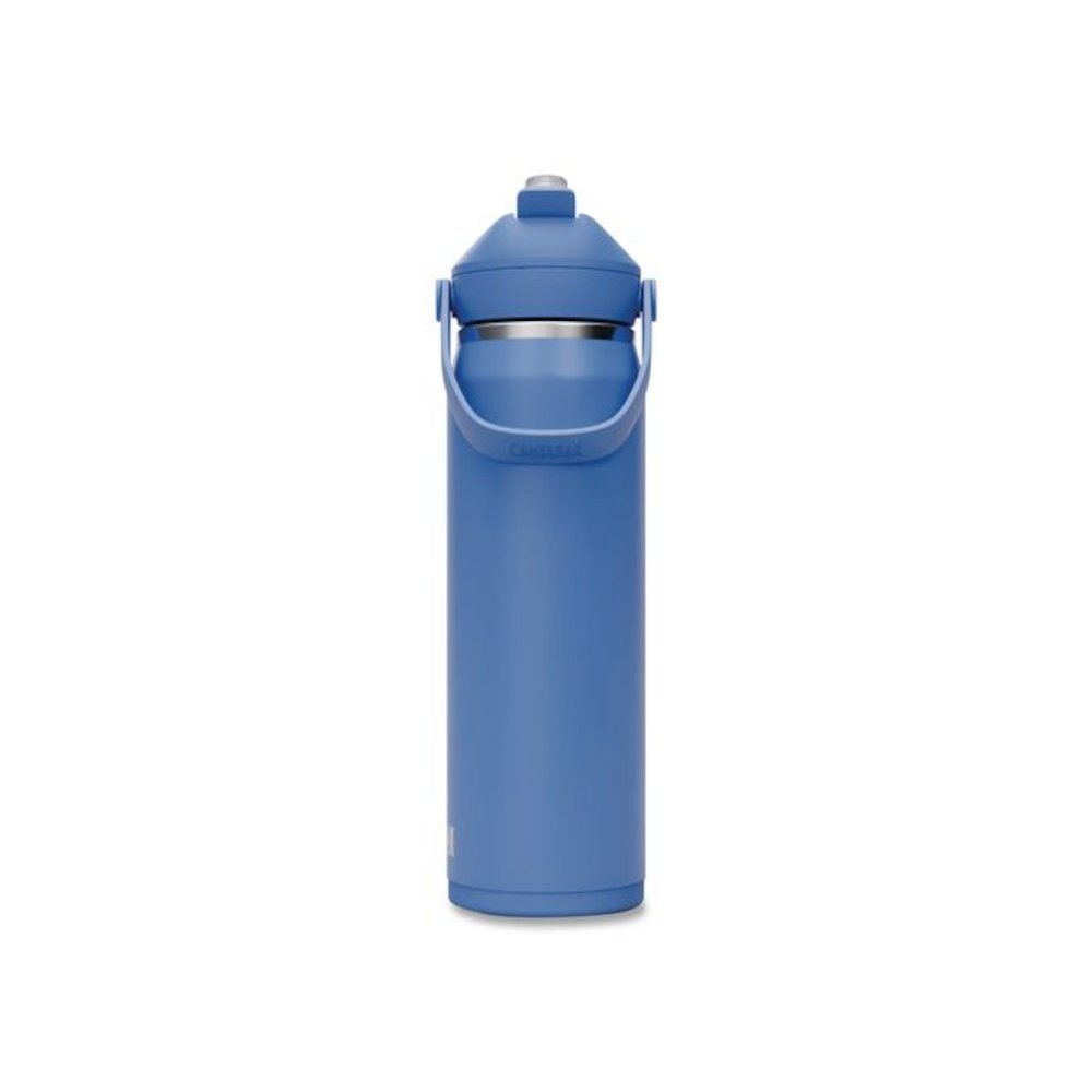 Thrive FlipStraw Stainless Steel Vacuum Insulated Water Bottle, 32 oz, Sky Blue. Picture 3