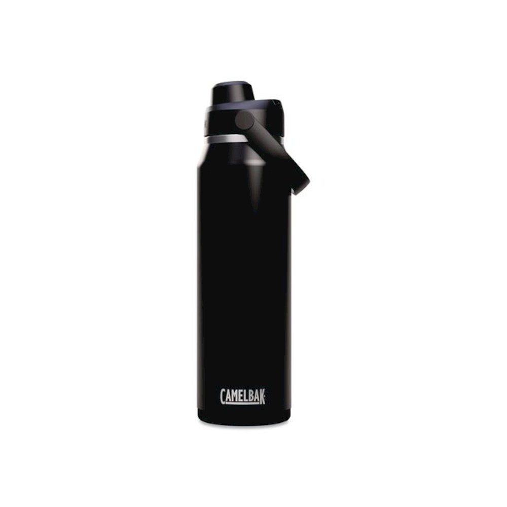 Thrive Chug Vacuum Insulated Stainless Steel Water Bottle, 32 oz, Black. Picture 2