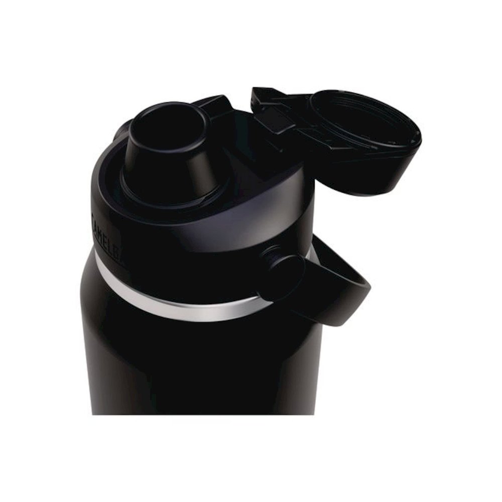 Thrive Chug Vacuum Insulated Stainless Steel Water Bottle, 32 oz, Black. Picture 5
