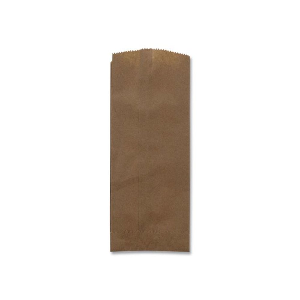 Grocery Paper Bags, Liquor Pint Size, 35# Basis Weight, 4 x 2.5 x 11.5, Brown, 500/Bundle. Picture 5