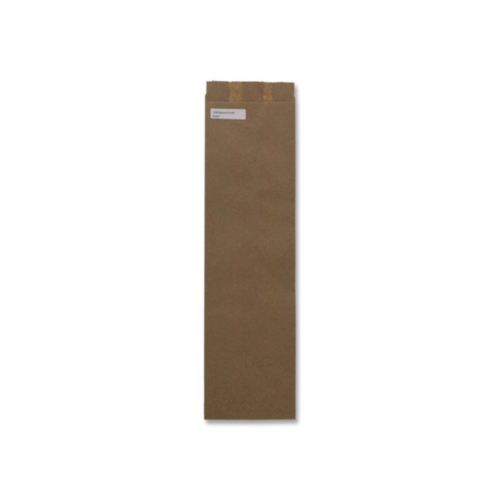 Grocery Paper Bags, Liquor Quart Size, 35# Basis Weight, 4.5 x 2.5 x 16, Brown, 500/Bundle. Picture 1