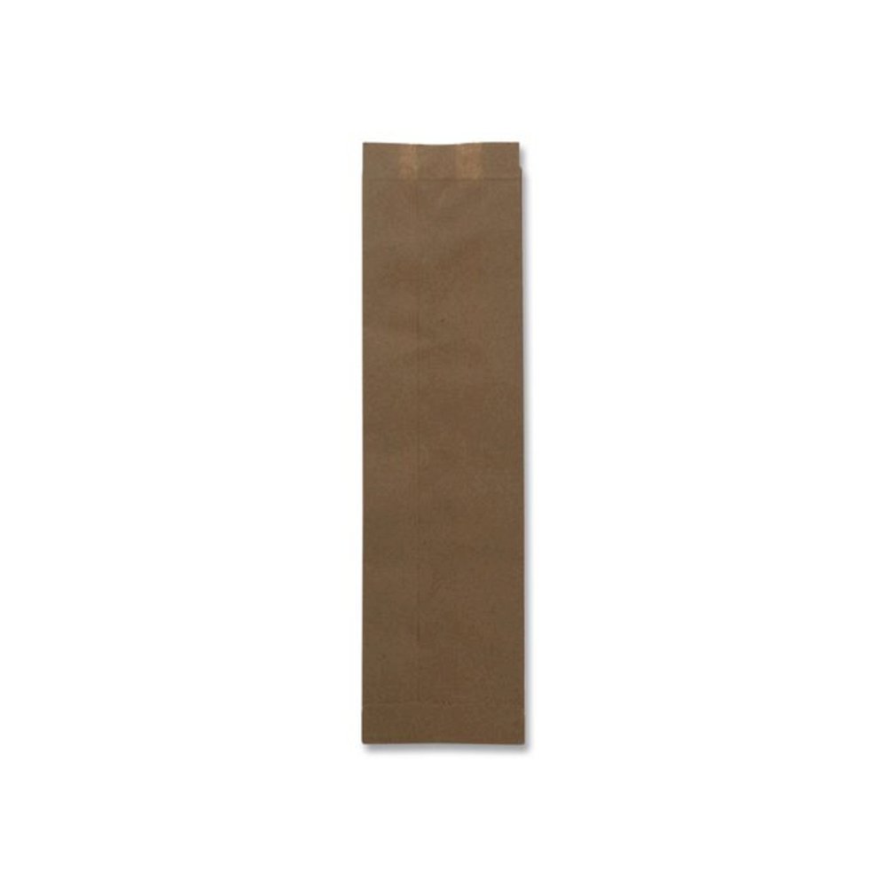 Grocery Paper Bags, Liquor Quart Size, 35# Basis Weight, 4.5 x 2.5 x 16, Brown, 500/Bundle. Picture 2