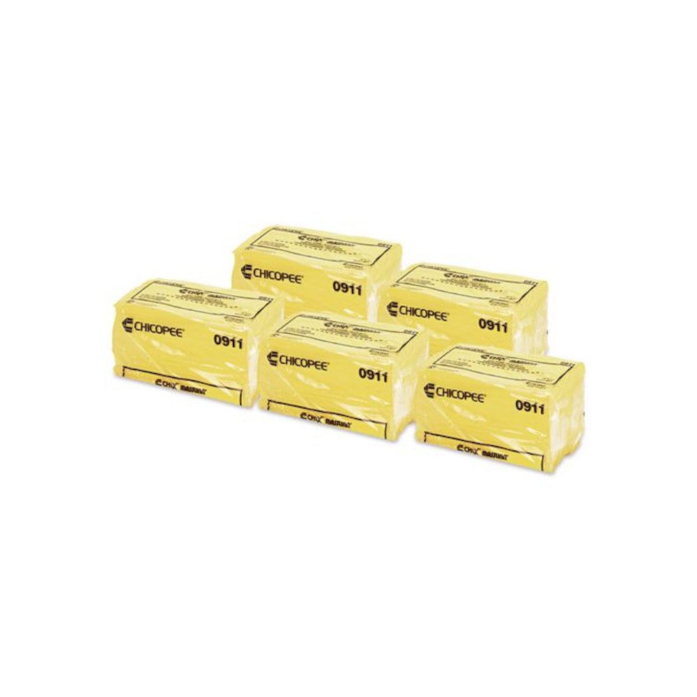 Masslinn Dust Cloths, 1-Ply, 24 x 24, Unscented, Yellow, 30/Bag, 5 Bags/Carton. Picture 1