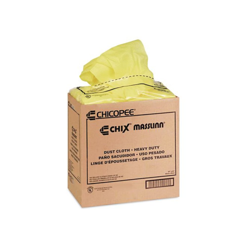 Masslinn Dust Cloths, 24 x 24, Yellow, 50/Bag, 2 Bags/Carton. Picture 2