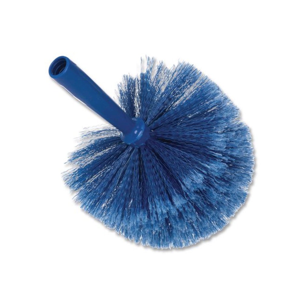 Flo-Pac Round Duster with Soft Flagged PVC Bristles, 7", Blue, Dozen. Picture 2