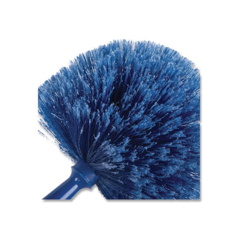 Flo-Pac Round Duster with Soft Flagged PVC Bristles, 7", Blue, Dozen. Picture 4