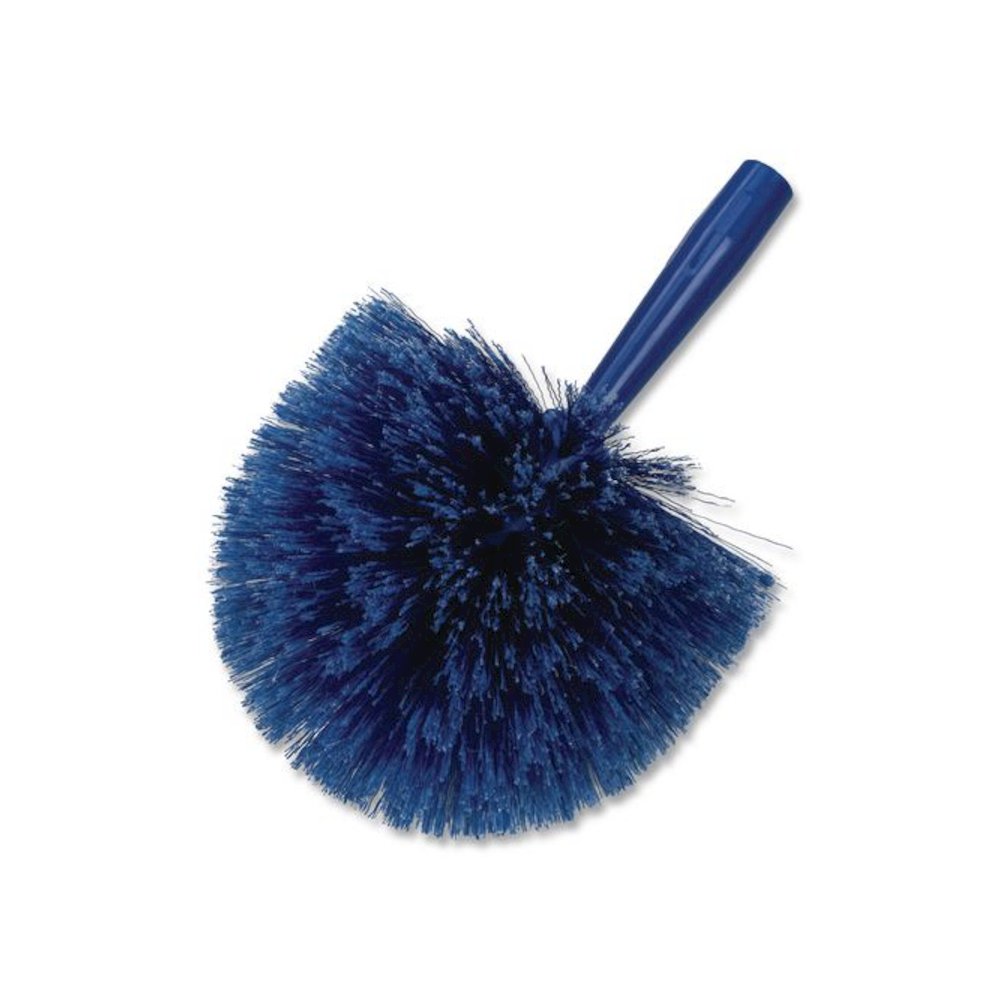 Flo-Pac Round Duster with Soft Flagged PVC Bristles, 7", Blue, Dozen. Picture 5