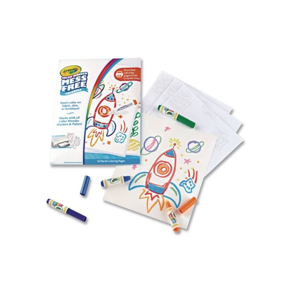 Color Wonder Blank Coloring Book, Ages 3 and Up, 50 Pages. Picture 4