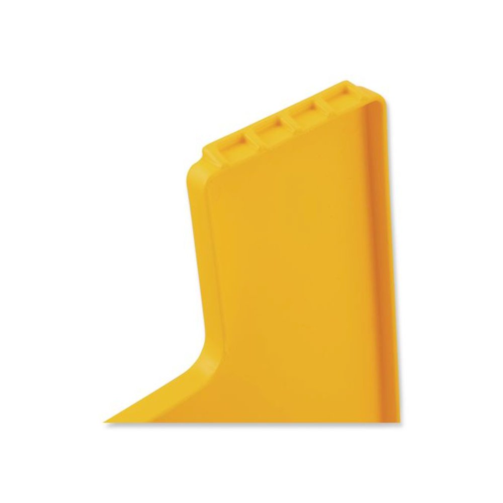Site Safety Wet Floor Caution Sign, 2-Sided, 10 x 2 x 26, Yellow. Picture 5
