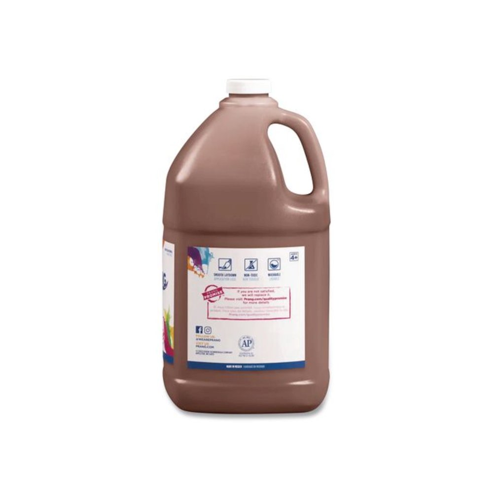 Washable Paint, Brown, 1 gal Bottle. Picture 2