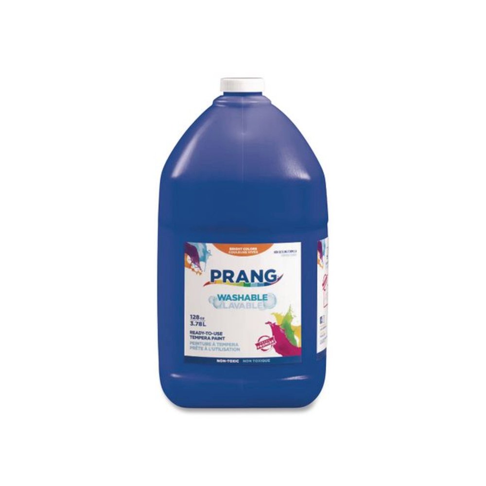 Washable Paint, Blue, 1 gal Bottle. Picture 1