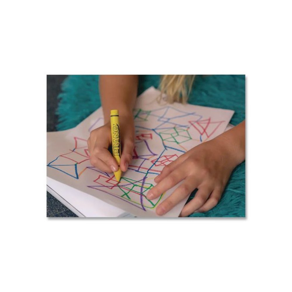 Crayons Made with Soy Classpack, Regular Size, 0.37" x 3.7", 8 Assorted Colors, 800/Carton. Picture 6