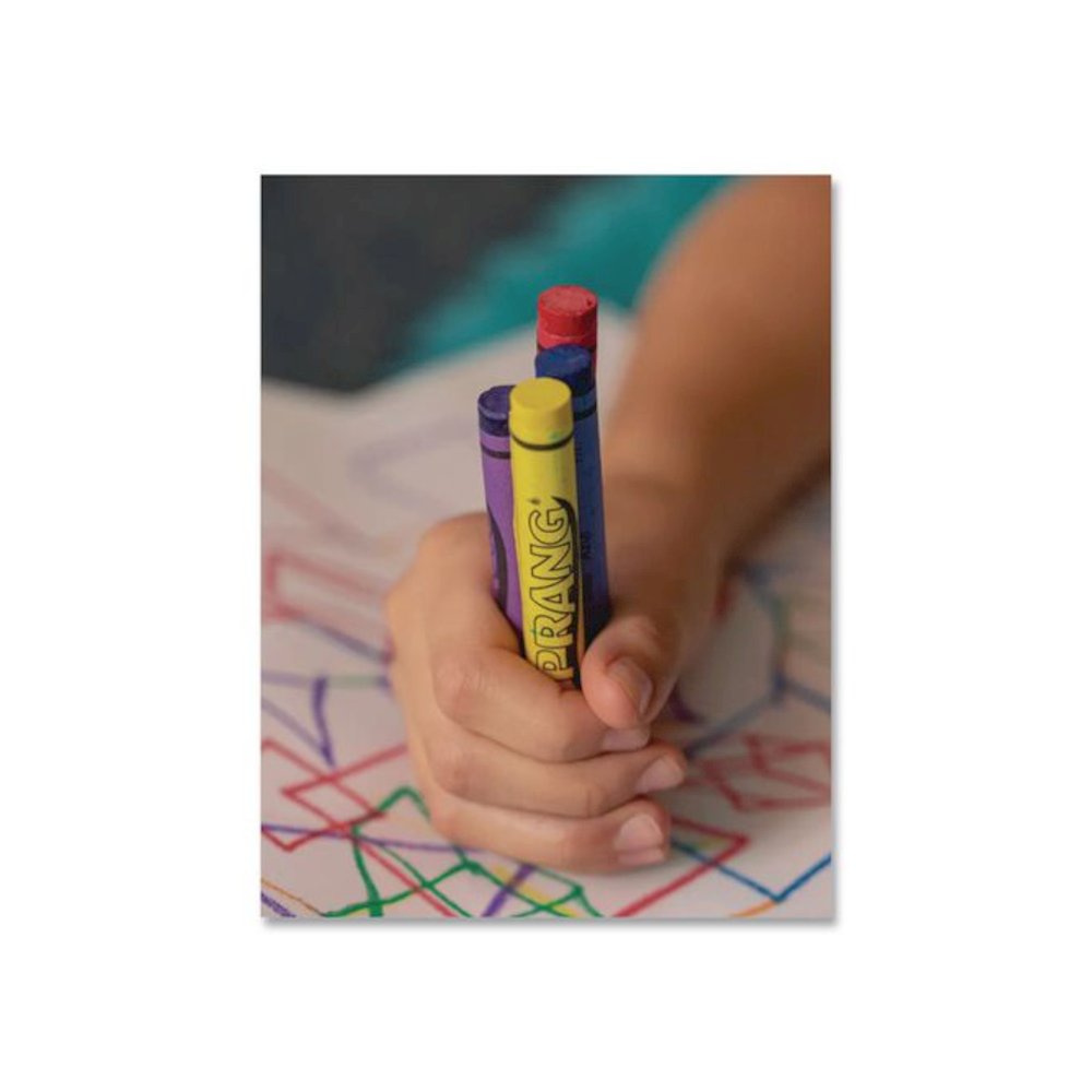 Crayons Made with Soy Classpack, Regular Size, 0.37" x 3.7", 8 Assorted Colors, 800/Carton. Picture 7