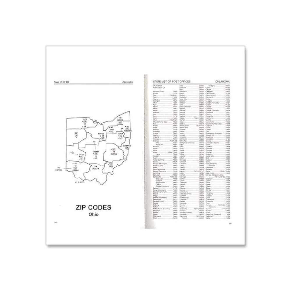Zip Code Directory, Paperback, 750 Pages. Picture 3