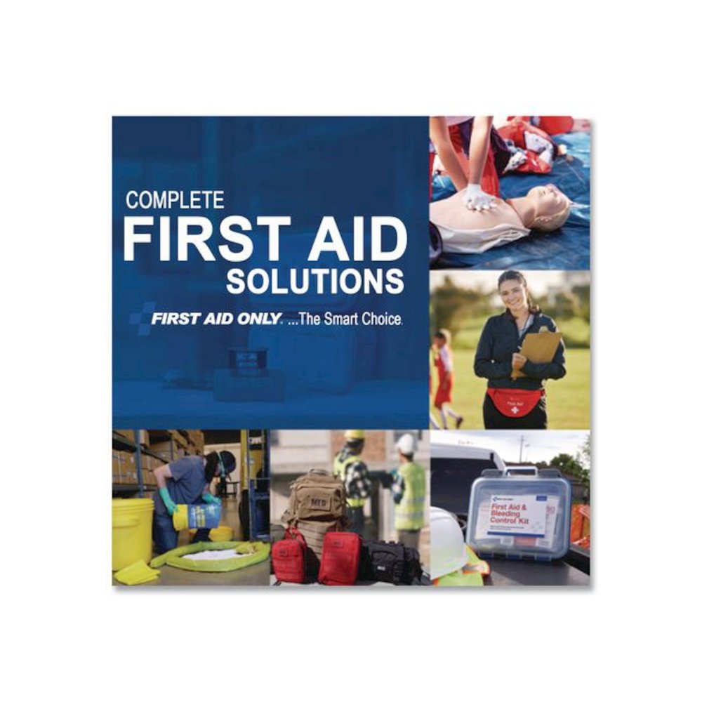 ANSI 2021 SmartCompliance General Business First Aid Station for 50 People, with Medication, 241 Pieces, Metal Case. Picture 6