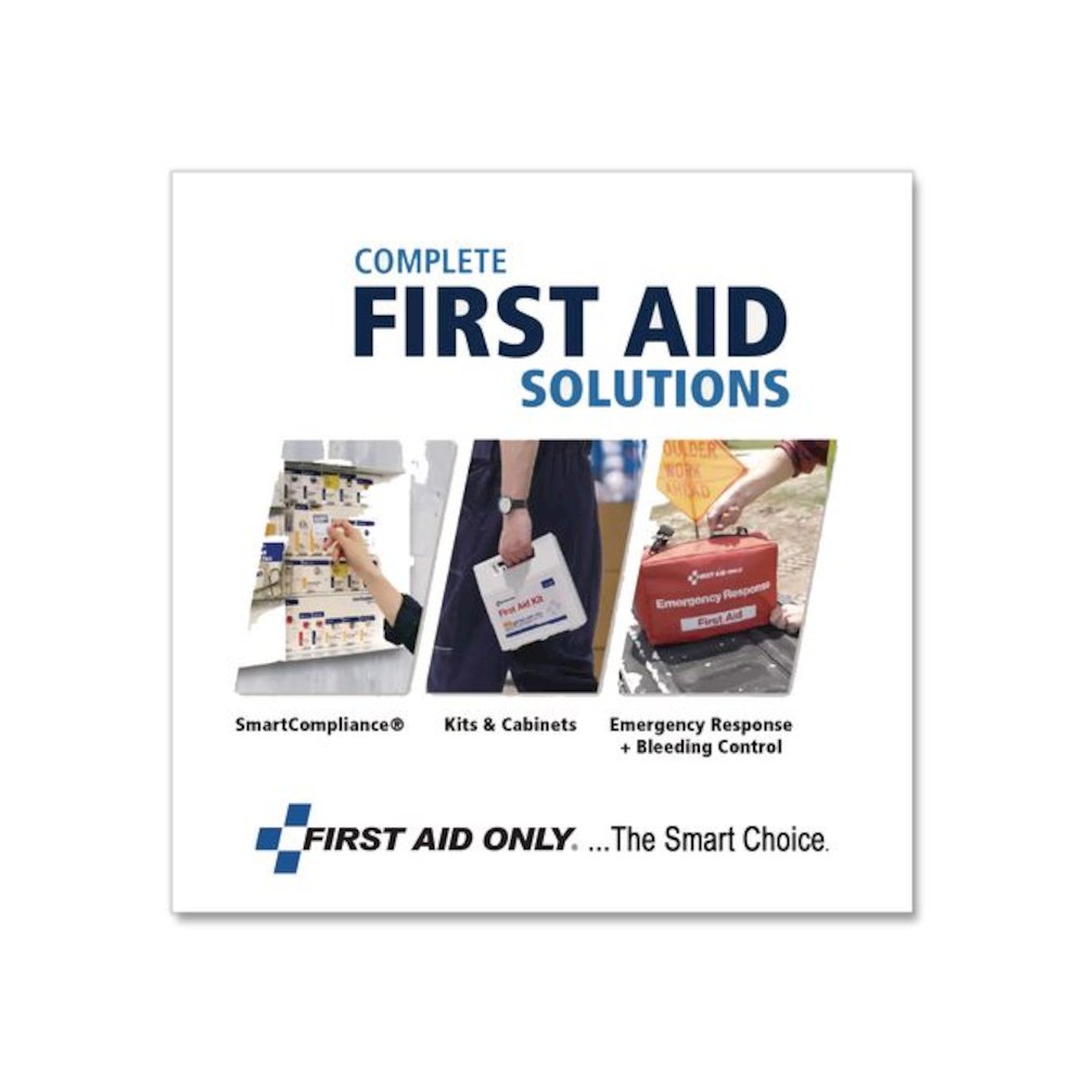 ANSI 2021 SmartCompliance General Business First Aid Station for 50 People, with Medication, 241 Pieces, Metal Case. Picture 4