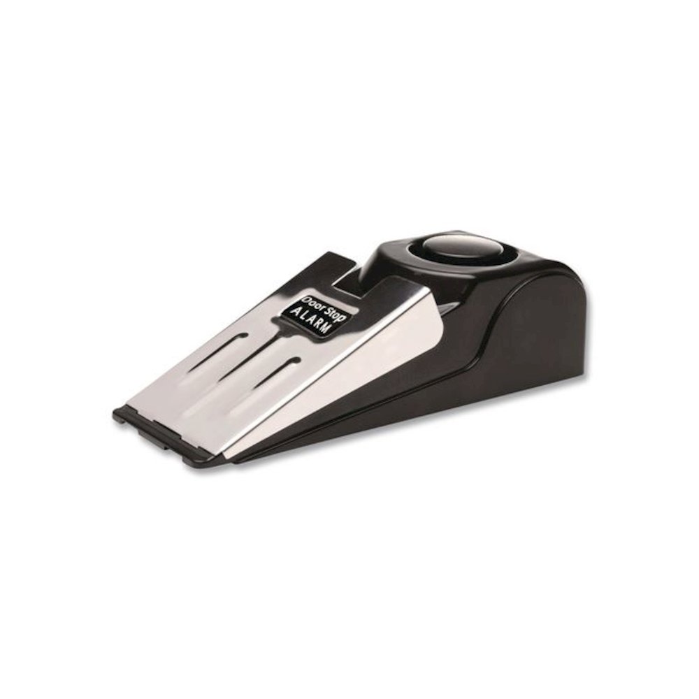 Hotel Doorstop Alarm, Wedge, Black/Silver. Picture 3