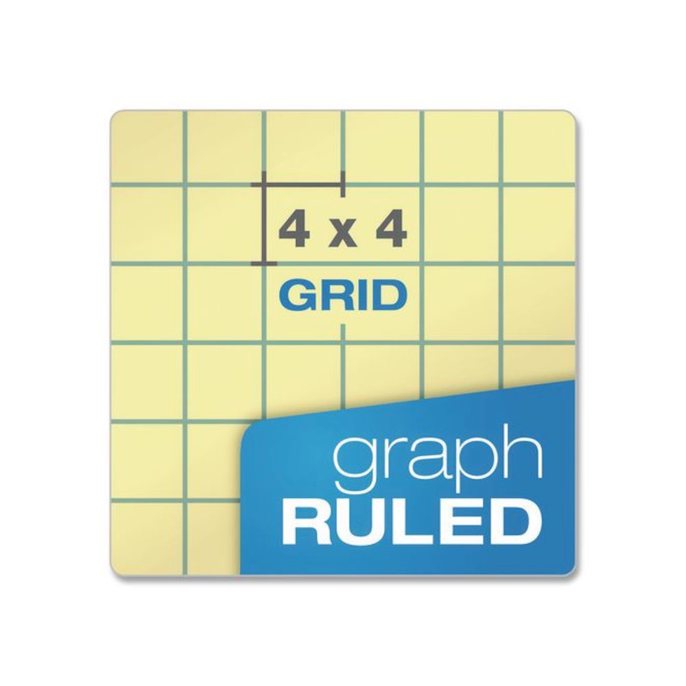 Computation Notebook, Quadrille Rule (4 sq/in), Red Cover, (75) 11.75 x 9.5 Sheets. Picture 4