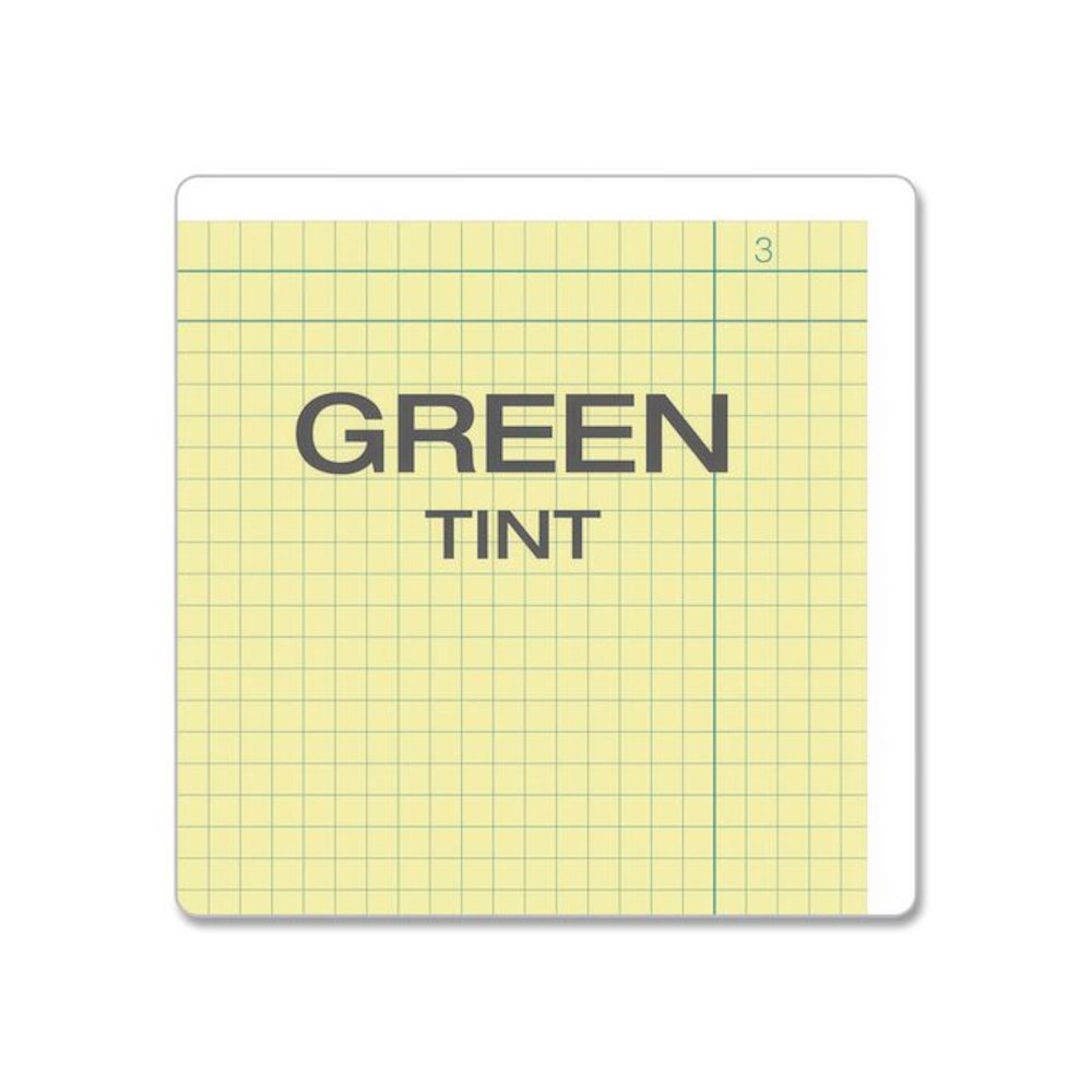 Computation Notebook, Quadrille Rule (4 sq/in), Red Cover, (75) 11.75 x 9.5 Sheets. Picture 5