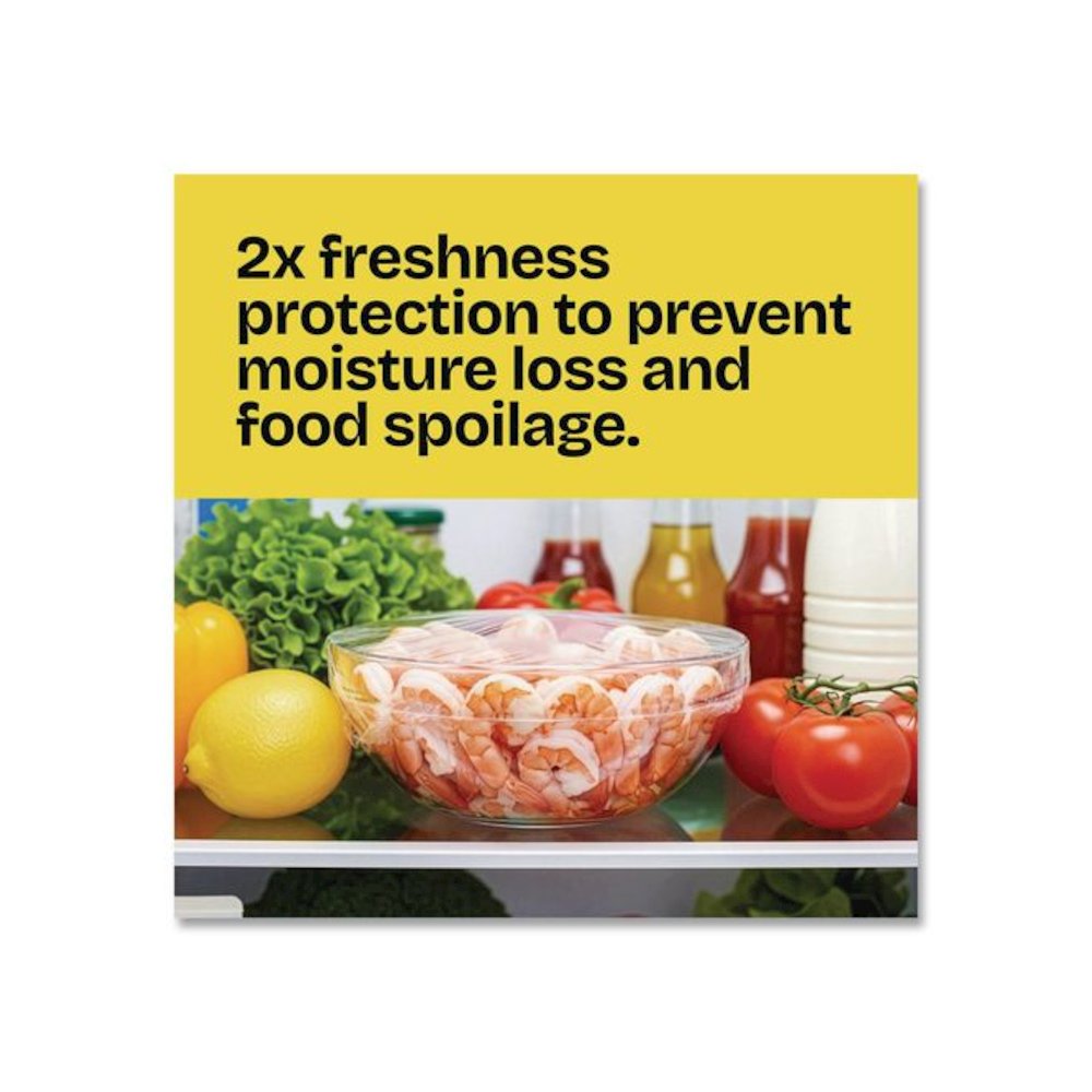 Cling'N Seal Plastic Food Wrap, 200 sq ft, 12 Rolls/Carton. Picture 4