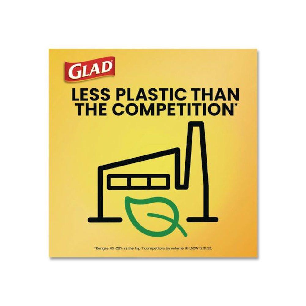 Large Quick-Tie Trash Bags, Tie-Flap, 30 gal, 0.81 mil, 30 x 33, Black, 10 Bags/Box, 12 Boxes/Carton. Picture 7