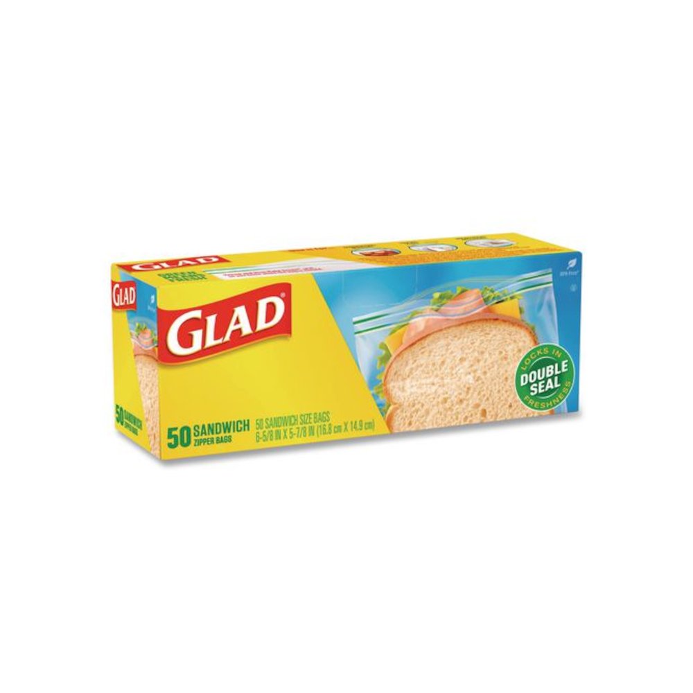 Zipper Food Storage Plastic Sandwich Bags, 6.63 x 5.88, Clear, 50 Bags/Box, 12 Boxes/Carton. Picture 8