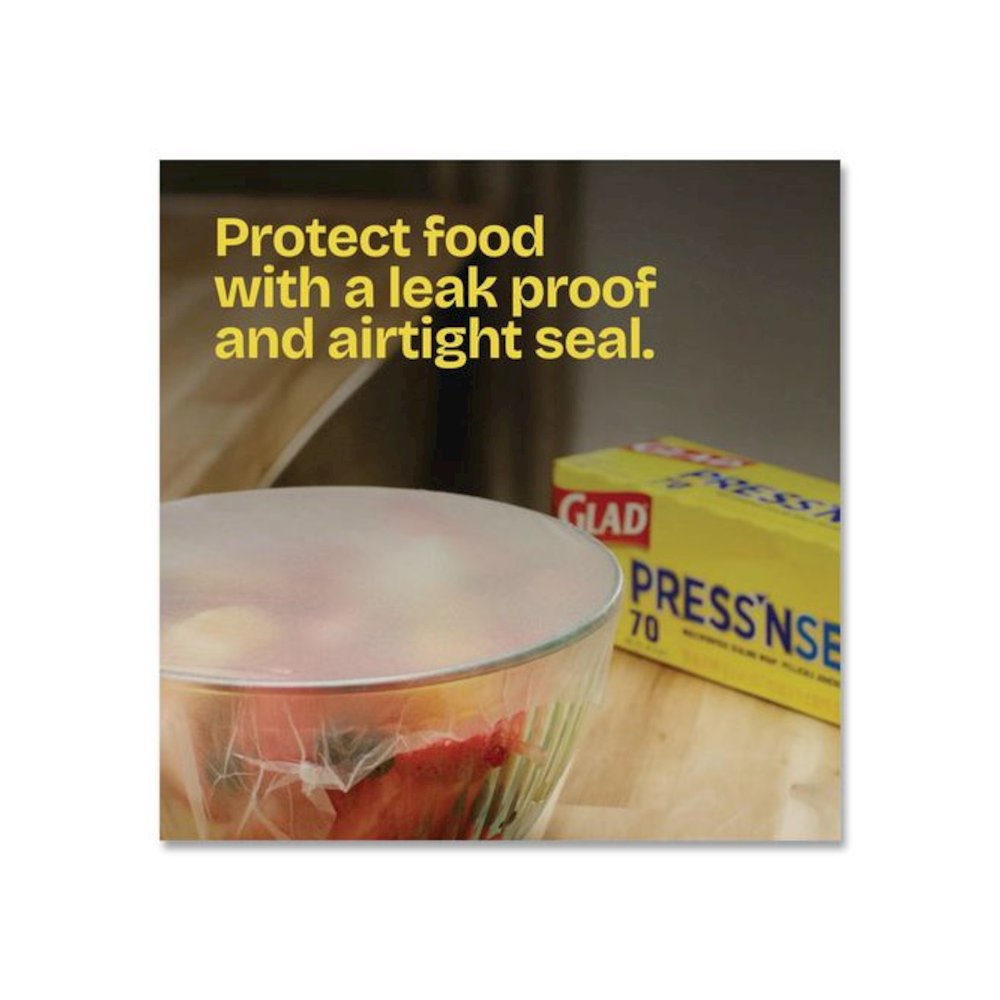 Press'n Seal Food Plastic Wrap, 70 sq ft, 12/Carton. Picture 6