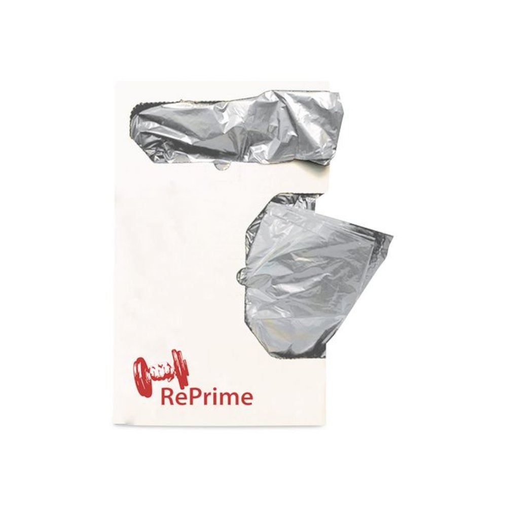 Right Sack Can Liners, 56 gal, 40.64 mic, 44" x 55", Gray, 100/Carton. Picture 1