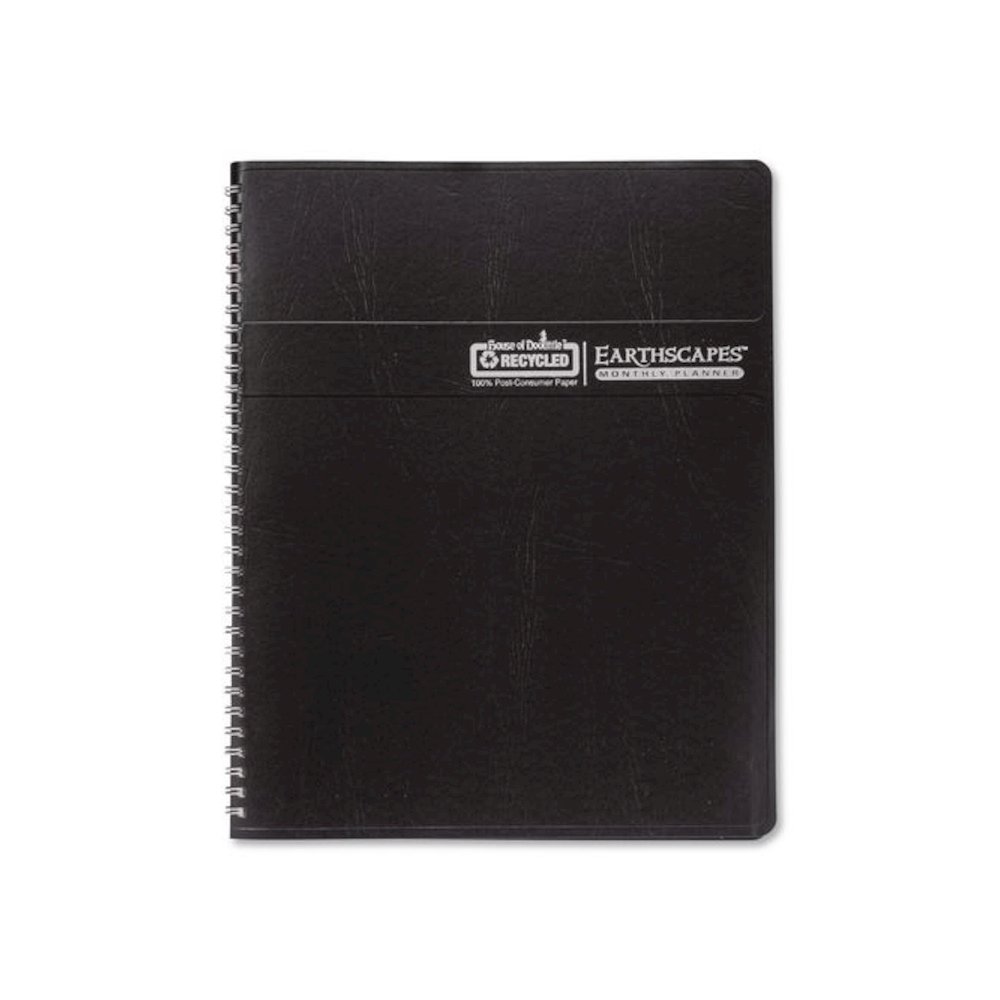 Earthscapes Recycled Weekly/Monthly Appointment Book, Landscape Photos, 11 x 8.5, Black Soft Cover, 12-Month (Jan-Dec): 2026. Picture 4