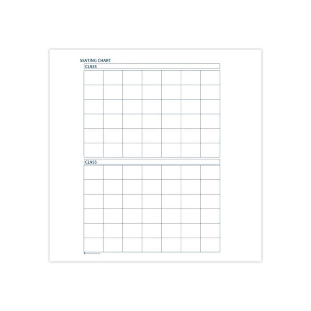 Recycled Lesson Plan Book, Weekly, 8 Classes, Blue Cover, 11 x 8.5 Sheets, 41-Week Span. Picture 4