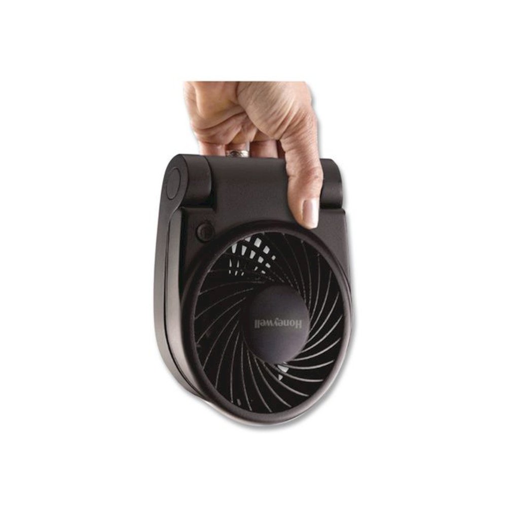 Turbo On The Go USB/Battery Powered Fan, 3", 1 Speed, Black. Picture 4
