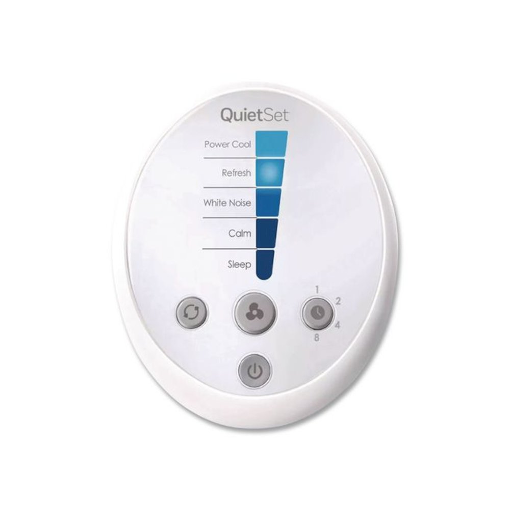 QuietSet Whole Room Tower Fan, 5 Speeds, White. Picture 3