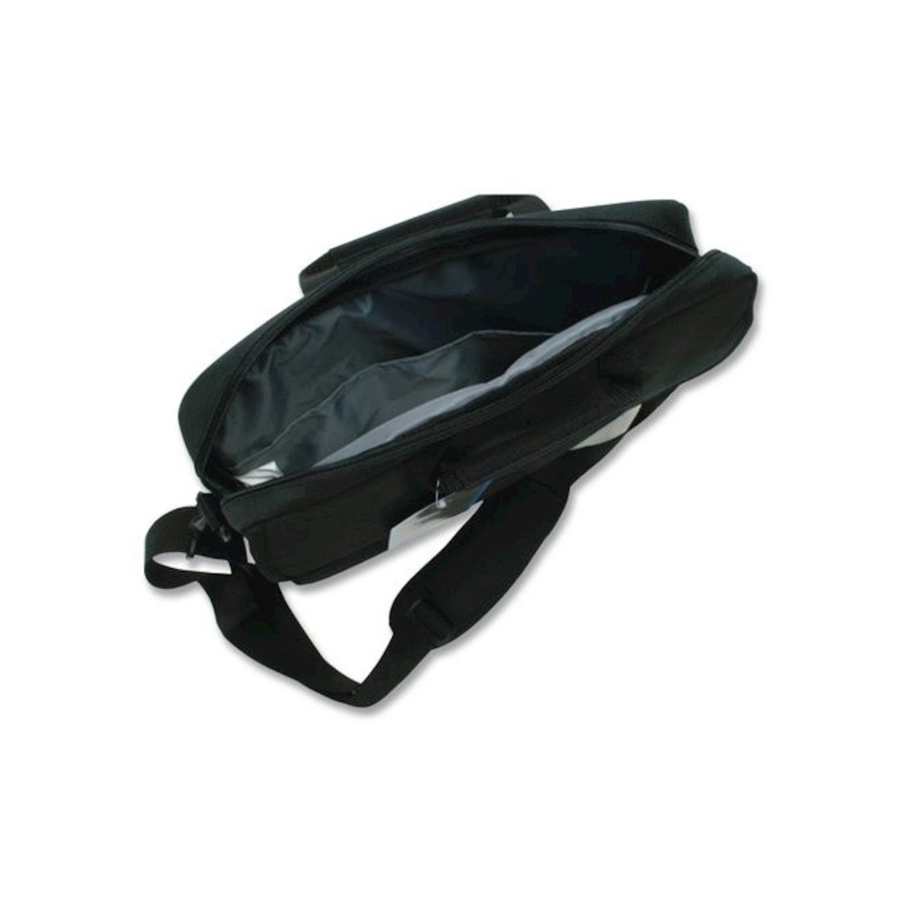 Simply Portable Padded Laptop Sleeve, Fits Devices Up to 15.6", Polyester, 17 x 1.5 x 12, Black. Picture 2