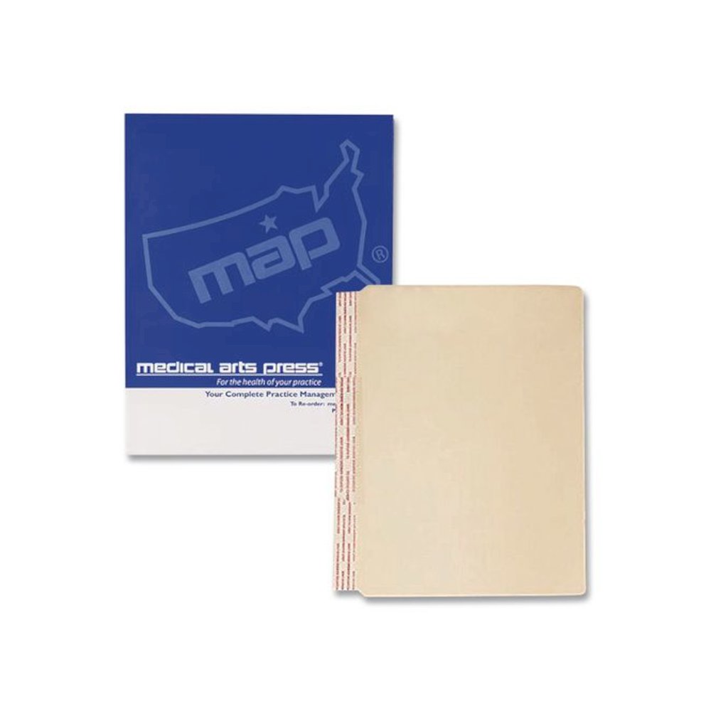 Standard Side-Flap Classification Folder Dividers, Fasteners, Letter Size, Manila, 100/Box. Picture 1