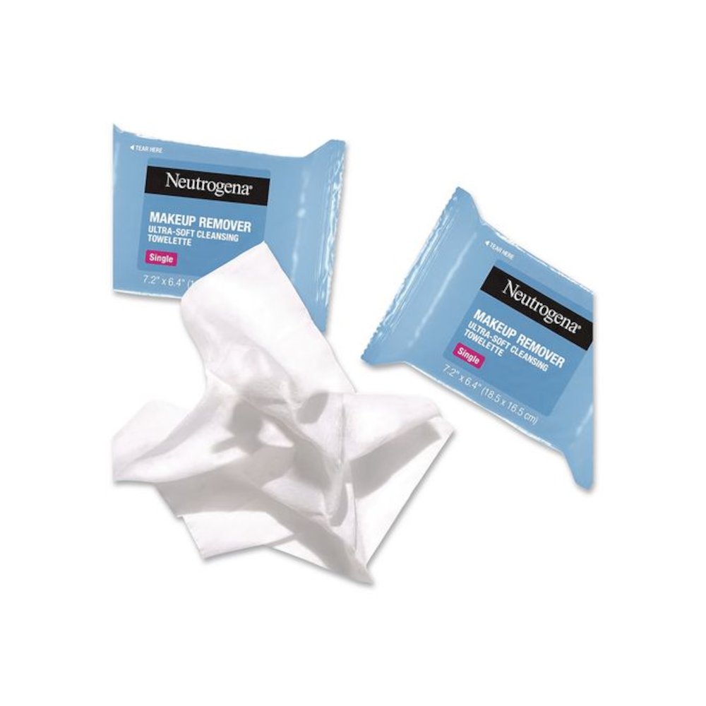 Makeup Remover Ultra-Soft Cleansing Towelettes, 7.2 x 6.4, Unscented, White, 20/Pack. Picture 3