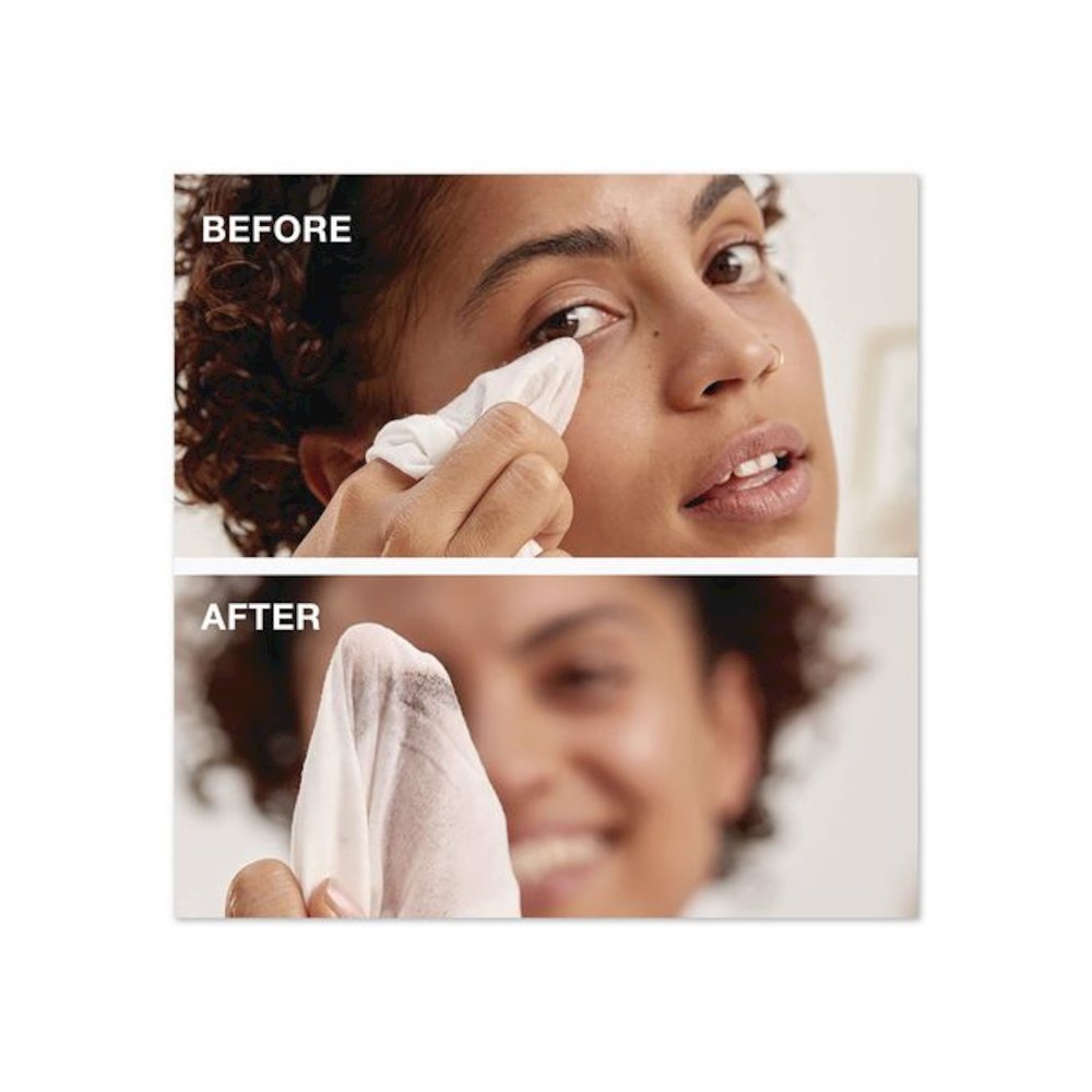 Makeup Remover Ultra-Soft Cleansing Towelettes, 7.2 x 6.4, Unscented, White, 20/Pack. Picture 5