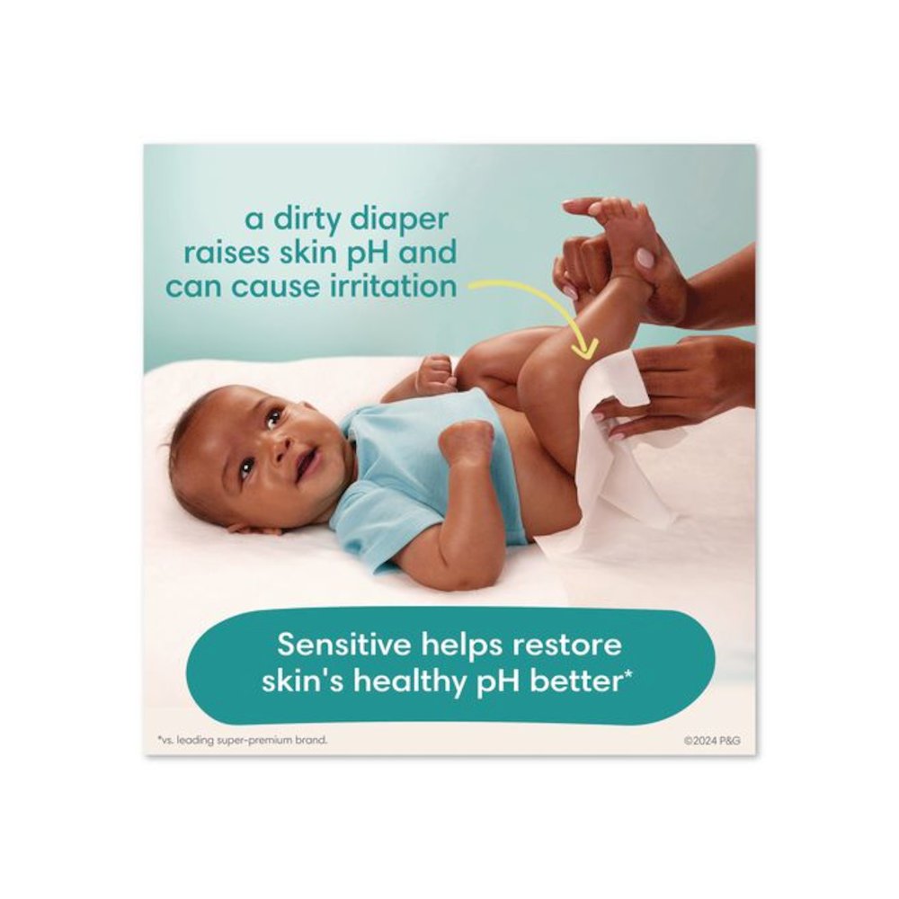 Sensitive Baby Wipes, 1-Wipe Pop-Top, Fragrance-Free, 84 Wipes/Pack, 2 Packs. Picture 6