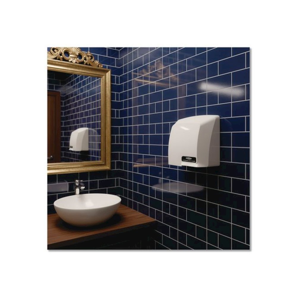 CompactDryer Automatic Hand Dryer, 115 V, 10.18 x 5.18 x 10.93, Gray. Picture 3