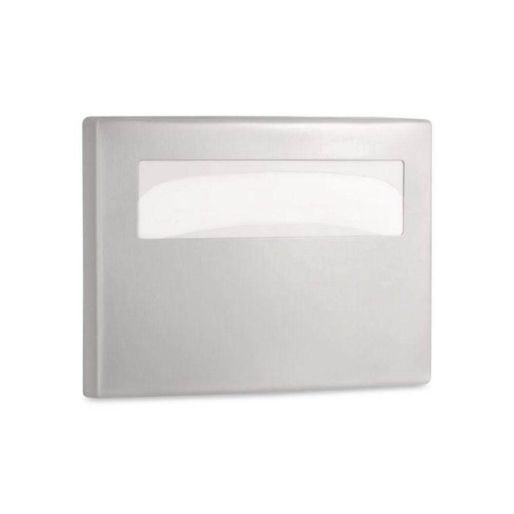 Stainless Steel Toilet Seat Cover Dispenser, ClassicSeries, 15.75 x 2 x 11, Satin Finish. Picture 2